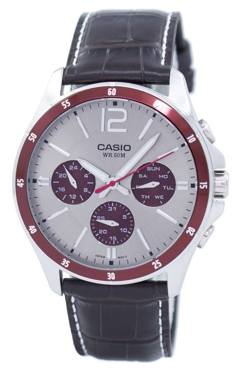 Casio Enticer Analog Quartz MTP-1374L-7A1VDF MTP1374L-7A1VDF Herrklocka
