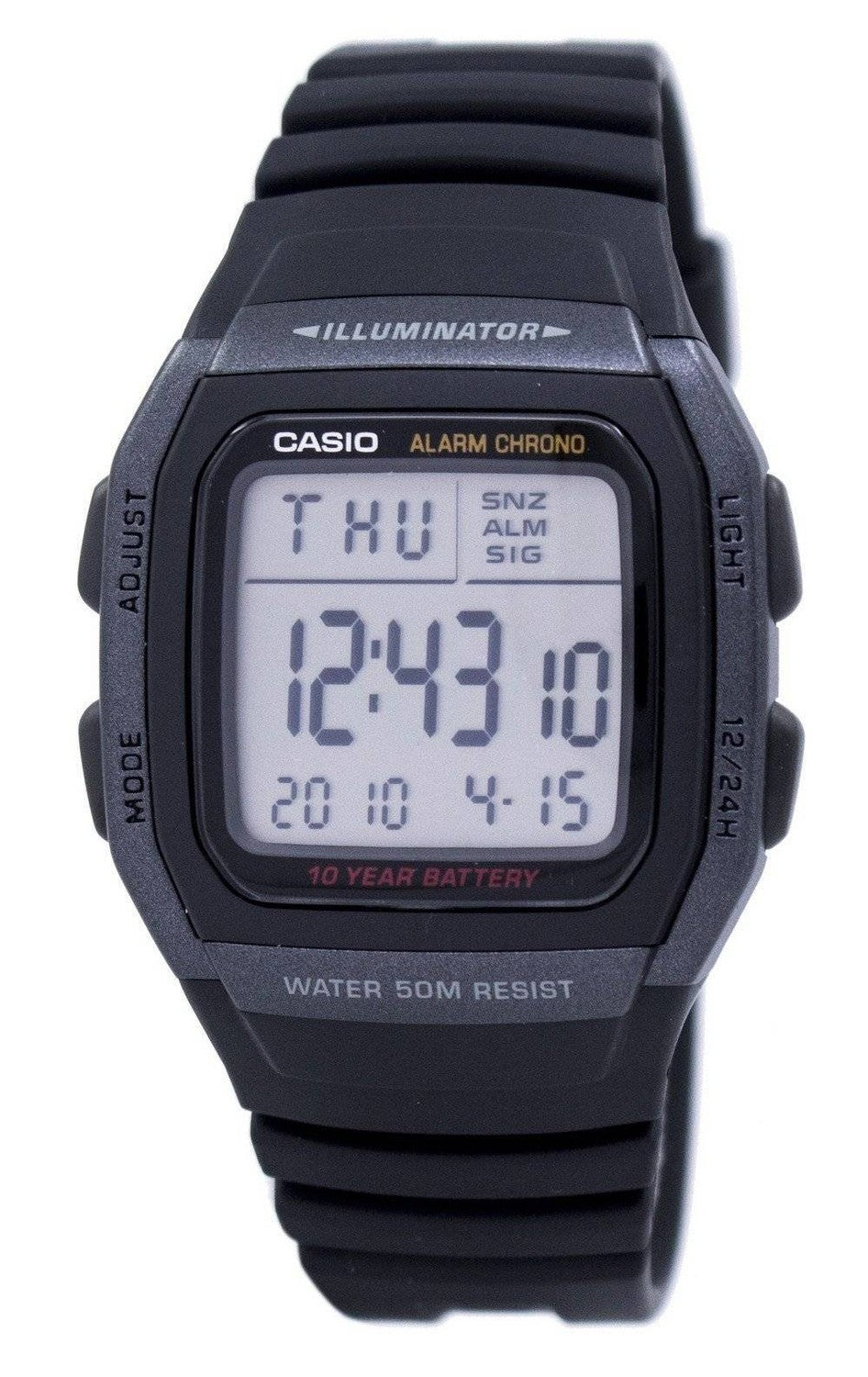 Casio Youth Digital Illuminator W-96H-1BVDF W96H-1BVDF Herrklocka