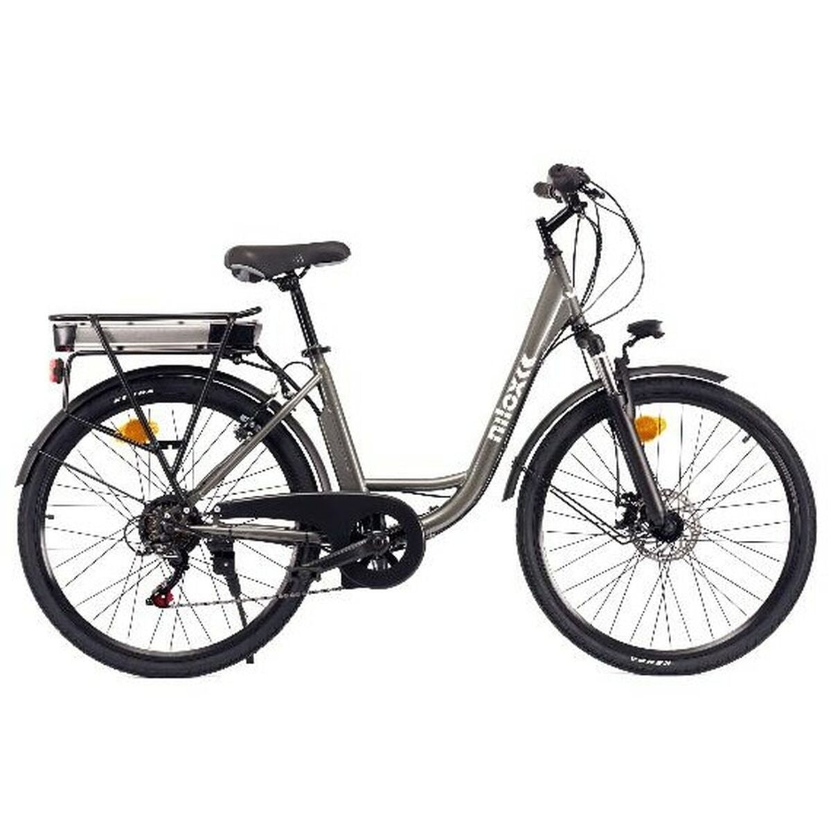 Elcykel Nilox J5 PLUS Grå 346 w 9600 mAh 26"