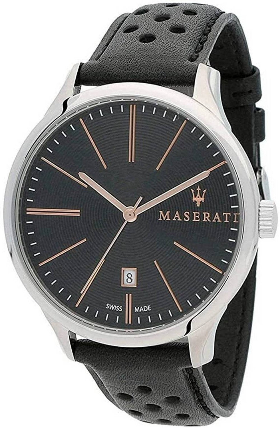 Maserati Attrazione Black Dial Quartz R8851126003 100M herrklocka