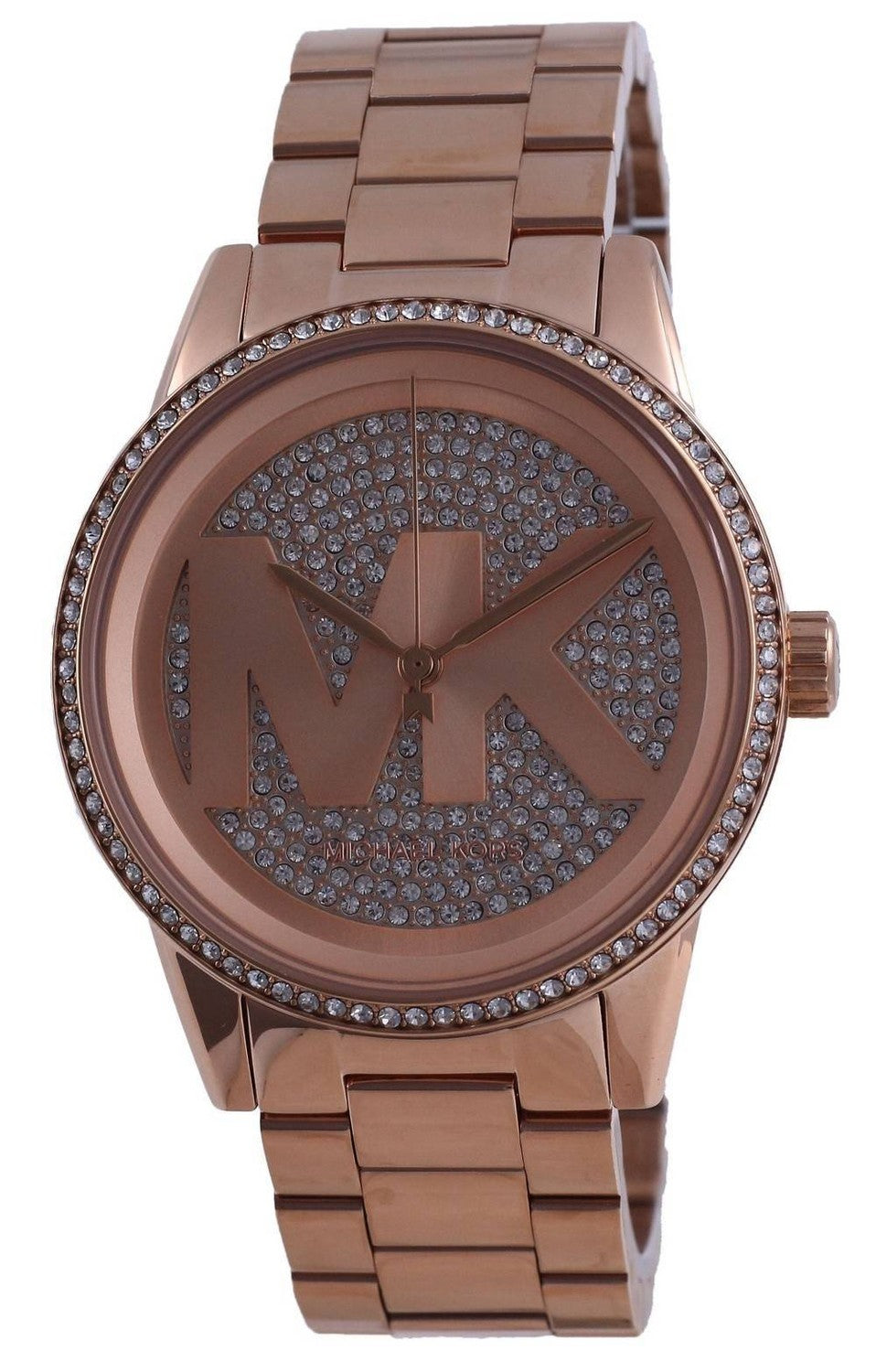 Michael Kors Ritz Diamond Accent Stainless Steel Quartz MK6863 Damklocka