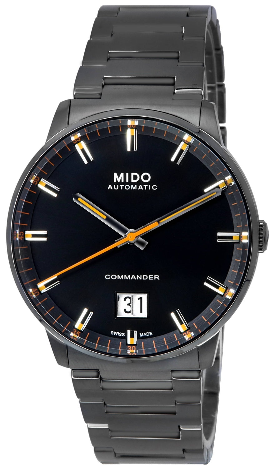 Mido Commander Big Date Black Dial Automatic M021.626.33.051.00 M0216263305100 Herrklocka