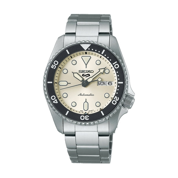 SEIKO 5 Mod. SPORTS AUTOMATIC DAY & DATE - CREAM