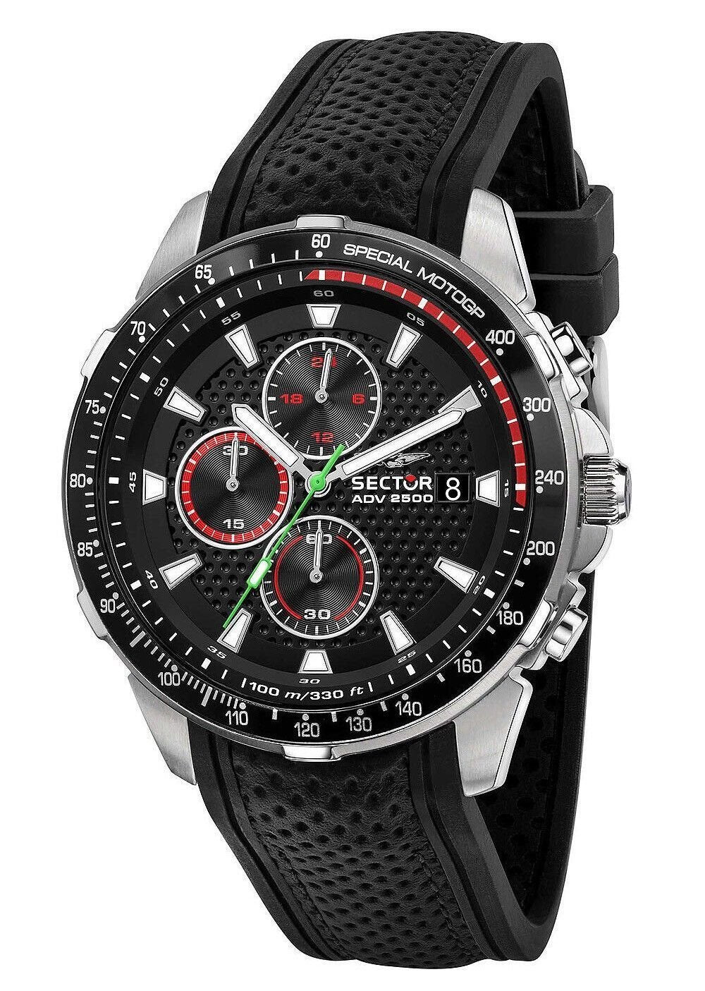 Sector ADV2500 Special MotoGP Chronograph Black Dial Quartz R3271643003 100M herrklocka
