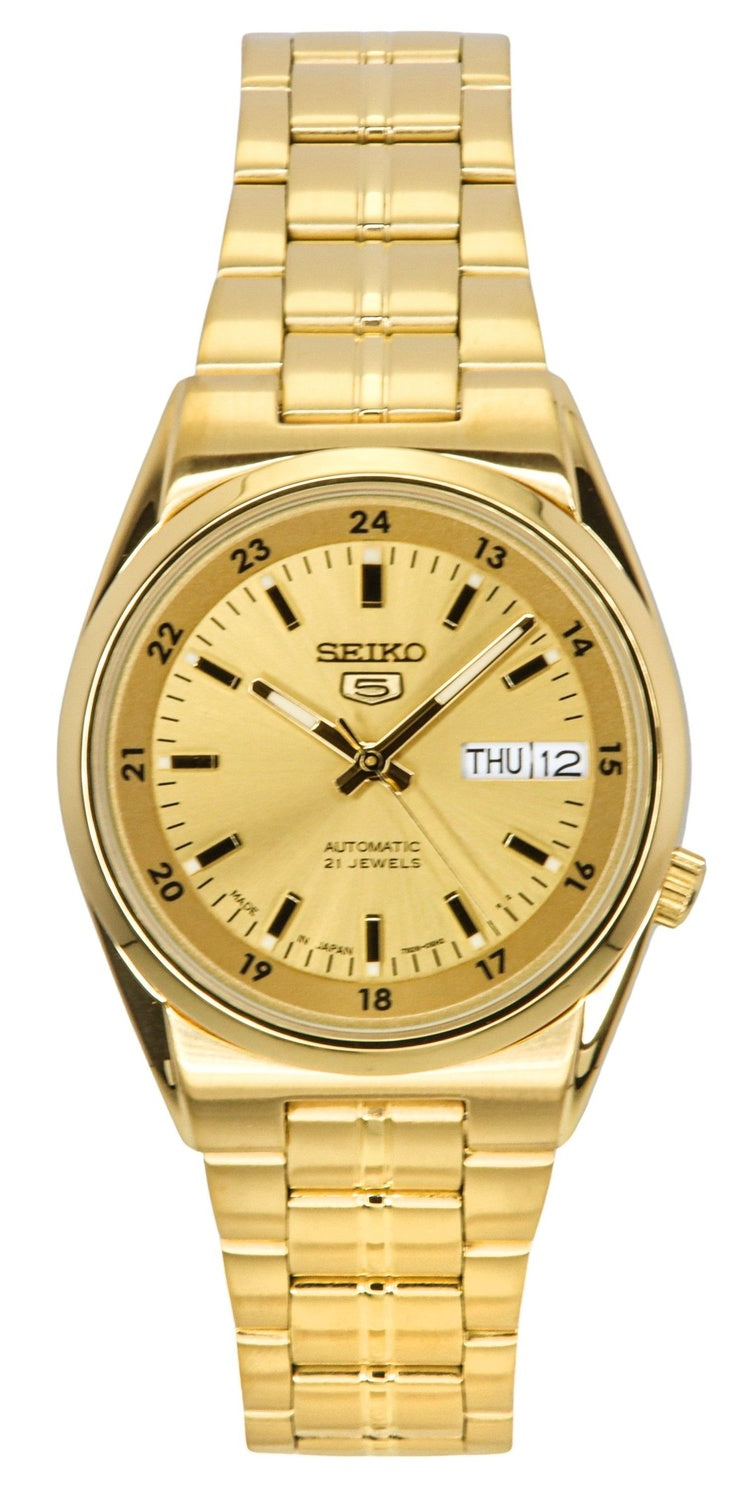 Seiko 5 Automatic 21 Jewels Japan Made SNK574 SNK574J1 SNK574J Herrklocka