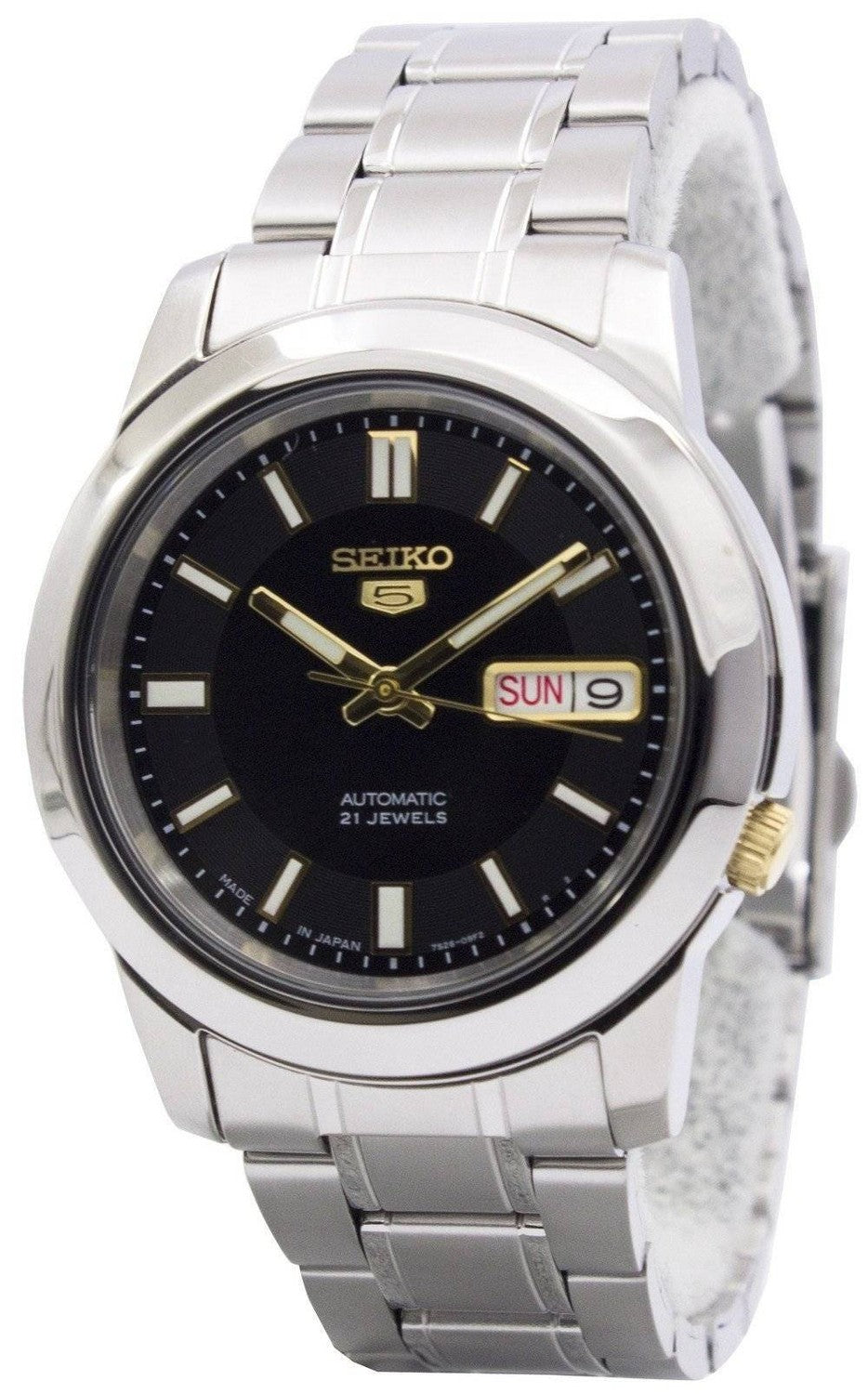 Seiko 5 Automatic 21 Jewels Japan Made SNKK17 SNKK17J1 SNKK17J Herrklocka