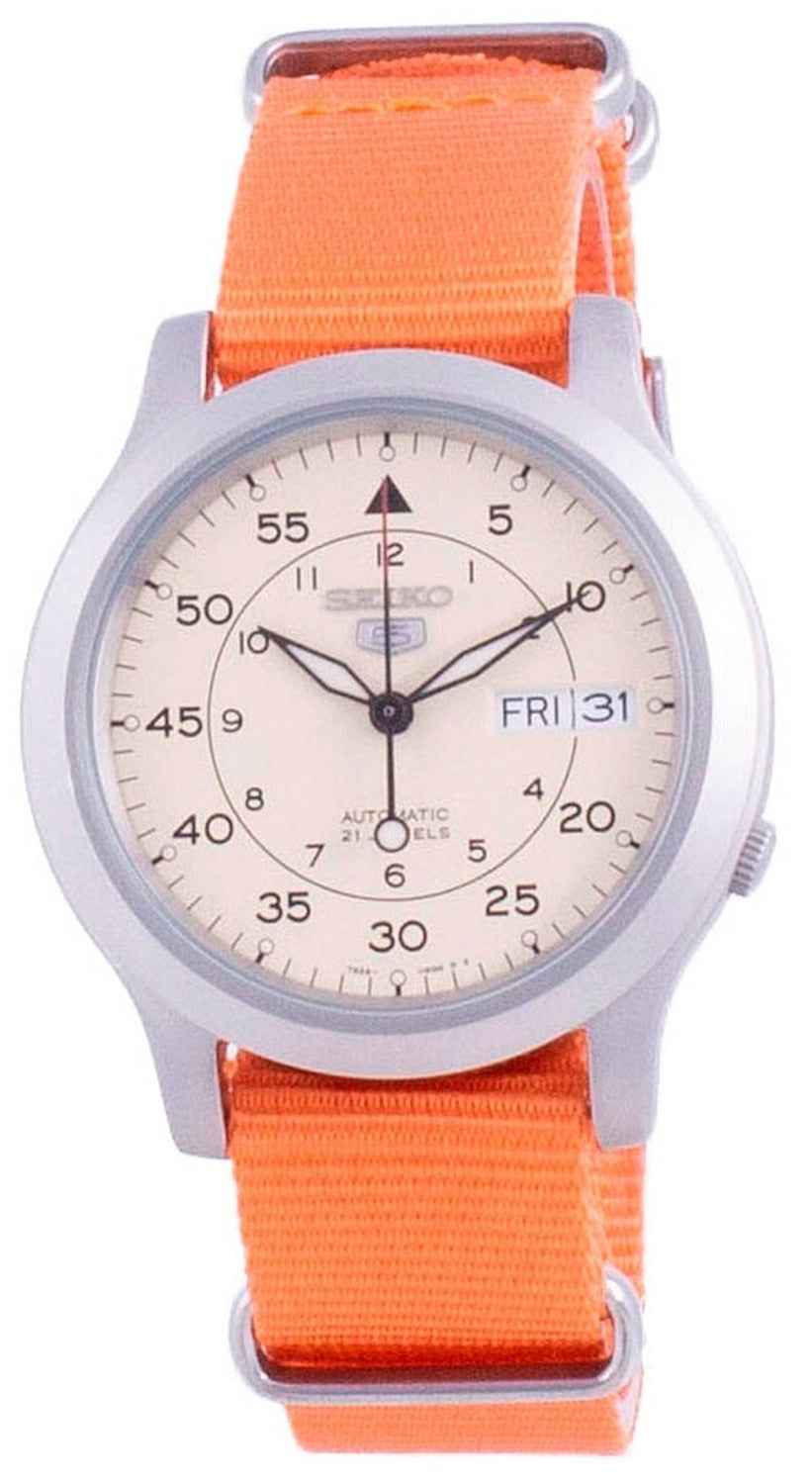 Seiko 5 Military SNK803K2-var-NATOS14 herrklocka med automatisk nylonrem