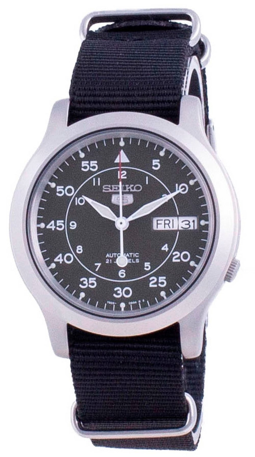 Seiko 5 Military SNK805K2-var-NATOS13 herrklocka med automatisk nylonrem