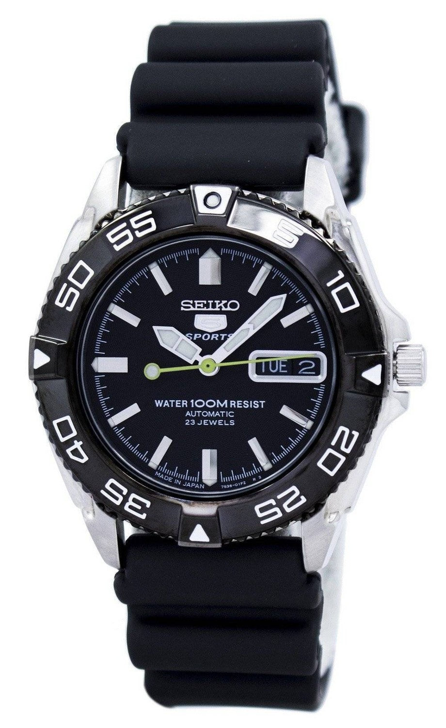 Seiko 5 Sports Automatic Japan Made 23 Jewels SNZB23J2 Herrklocka