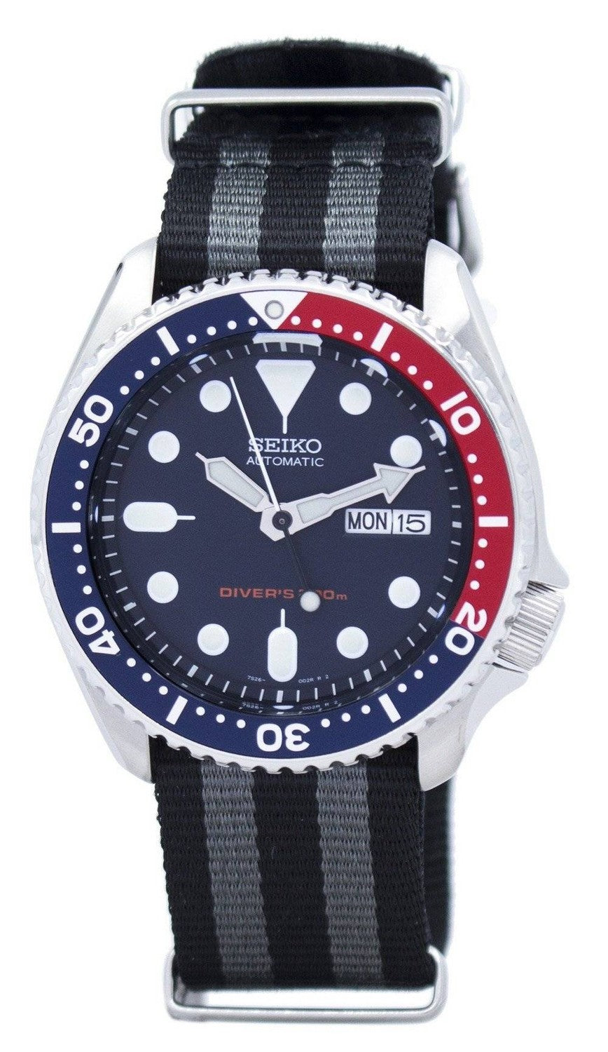 Seiko Automatic Diver's 200M NATO Strap SKX009K1-var-NATO1 herrklocka