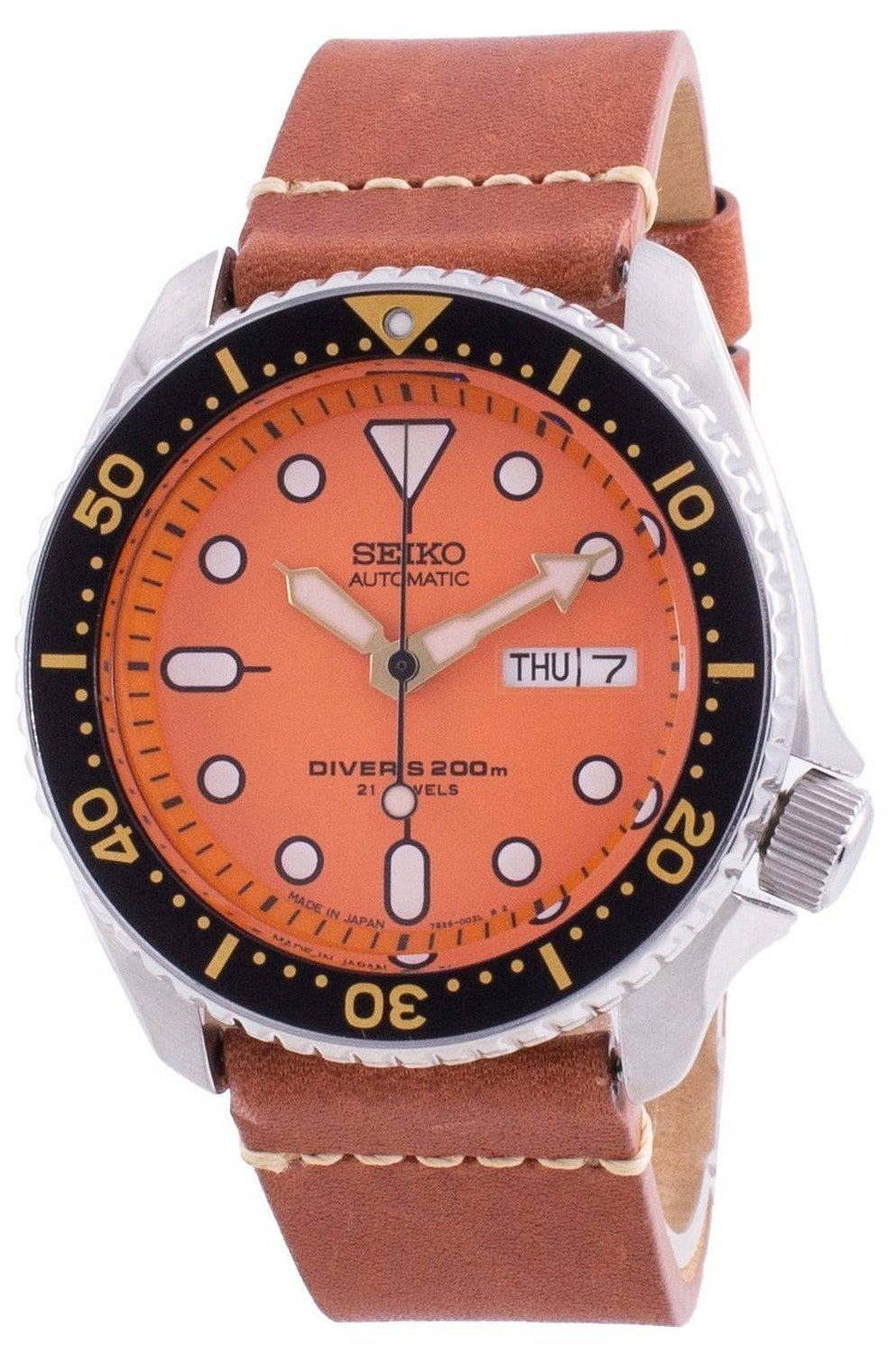 Seiko Automatic Diver's SKX011J1-var-LS21 200M Japan-tillverkad herrklocka