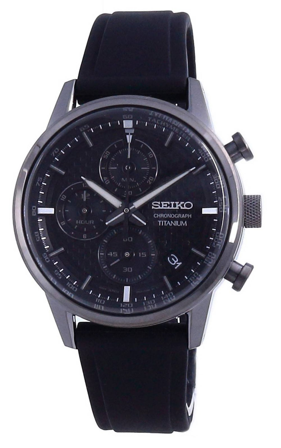 Seiko Discover More Titanium Chronograph Quartz SSB393 SSB393P1 SSB393P 100M herrklocka