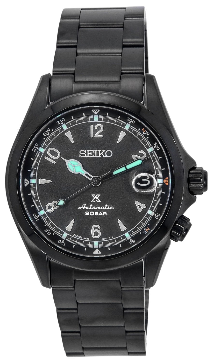 Seiko Prospex Alpinist The Black Series Limited Edition Automatic Diver's SPB337J1 200M herrklocka