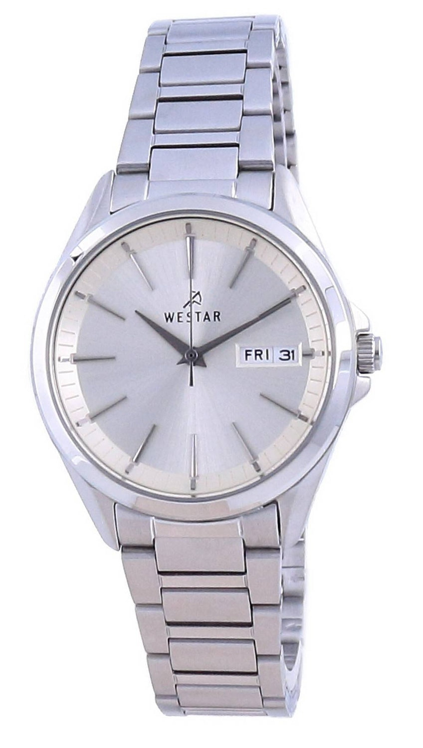 Westar Champagne Urtavla Stainless Steel Quartz 40212 STN 102 Damklocka