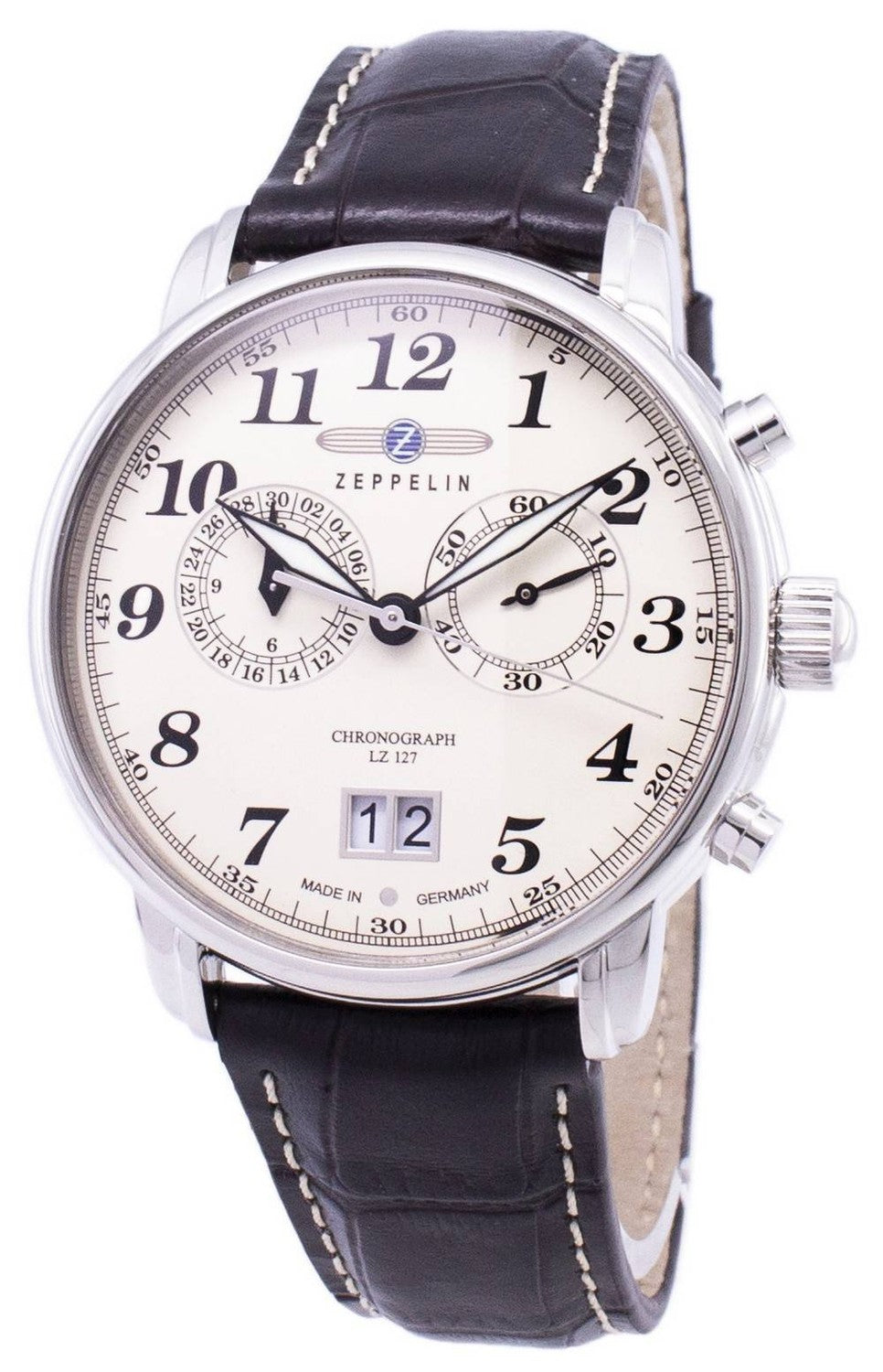 Zeppelin Series LZ127 Graf Germany Made 7684-5 76845 Herrklocka