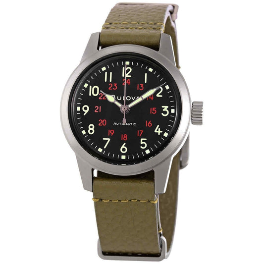 Bulova Archive Series Hack Automatic 98A255 Herrklocka