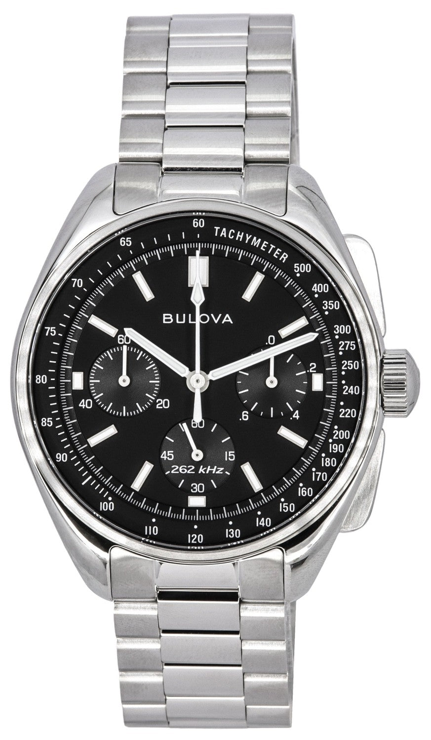 Bulova Lunar Pilot Archive Series Special Edition Chronograph Black Dial Quartz 96K111 Herrklocka med extra rem