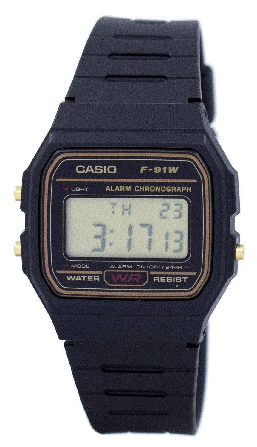 Casio Alarm Chronograph Digital F-91WG-9S F91WG-9S herrklocka