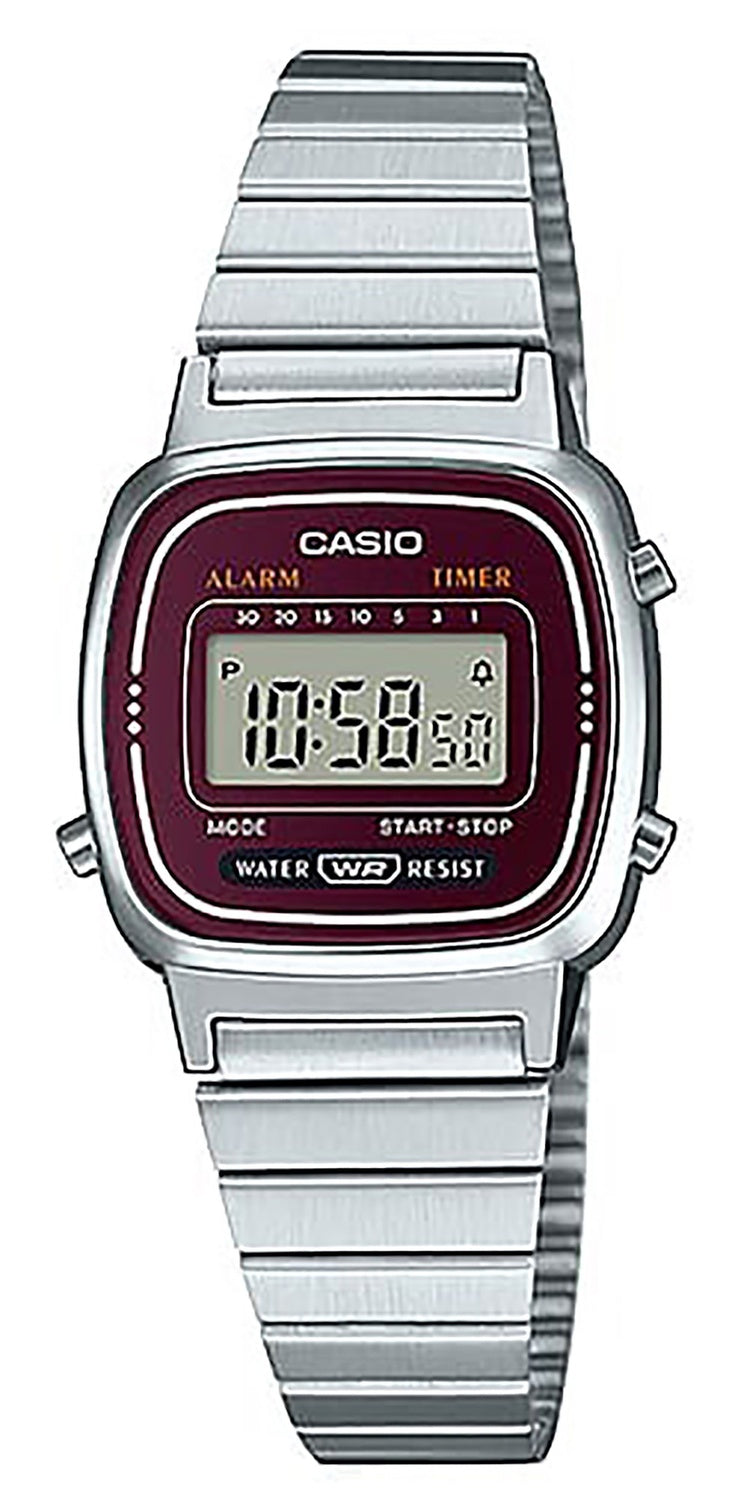 Casio Alarm Digital LA-670WA-4D LA670WA-4D Damklocka