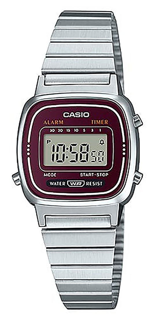 Casio Alarm Digital LA-670WA-4D LA670WA-4D Damklocka