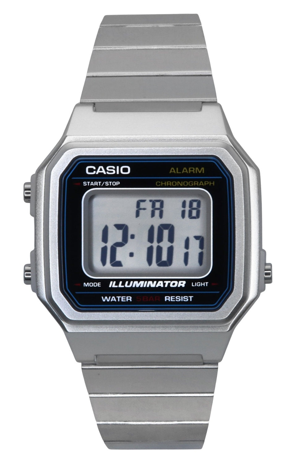 Casio Classic Vintage Illuminator Chronograph Alarm Digital B650WD-1A unisexklocka