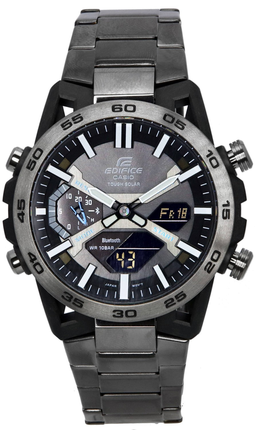 Casio Edifice Sospensione Analog Digital Solar ECB-2000DC-1A ECB2000DC-1 100m herrklocka
