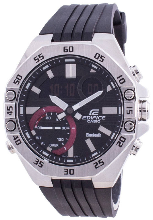 Casio Edifice World Time Mobile Link ECB-10P-1A ECB10P-1 100M herrklocka