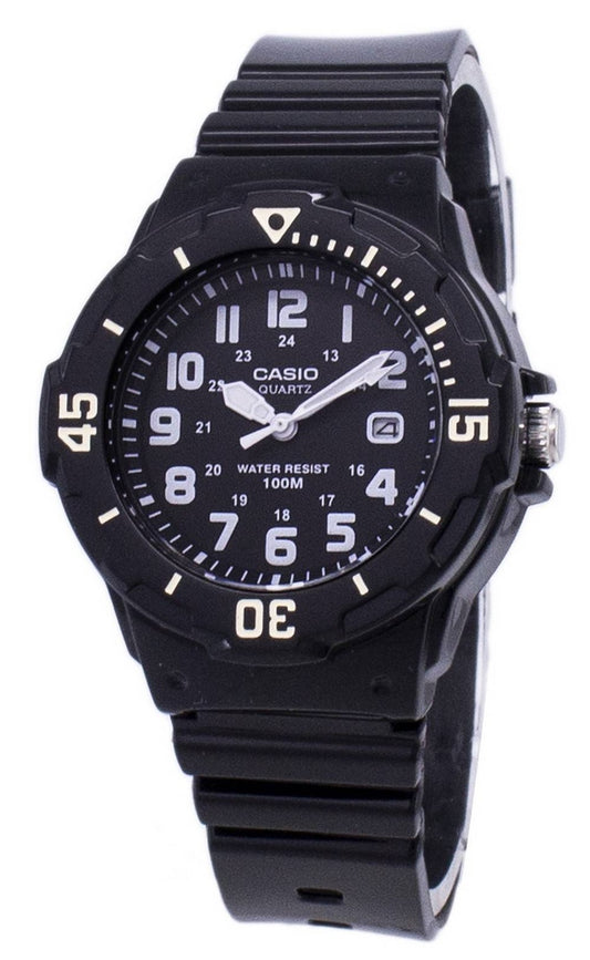 Casio Enticer Analog Black Dial LRW-200H-1BVDF LRW-200H-1BV Damklocka