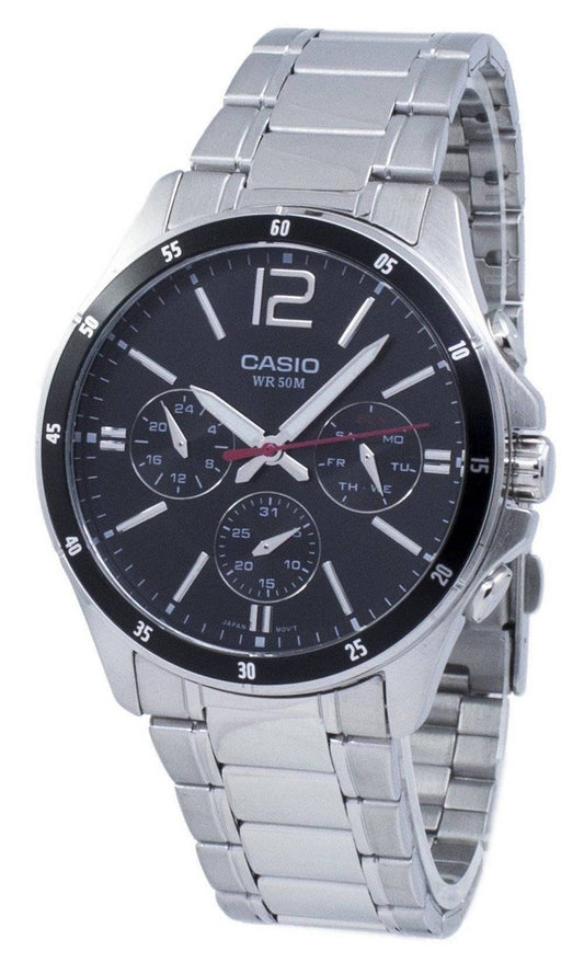 Casio Enticer Analog Quartz MTP-1374D-1AV MTP1374D-1AV herrklocka