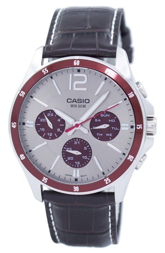 Casio Enticer Analog Quartz MTP-1374L-7A1VDF MTP1374L-7A1VDF Herrklocka