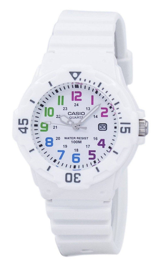 Casio Enticer Analog White Dial LRW-200H-7BVDF LRW200H-7BVDF Damklocka