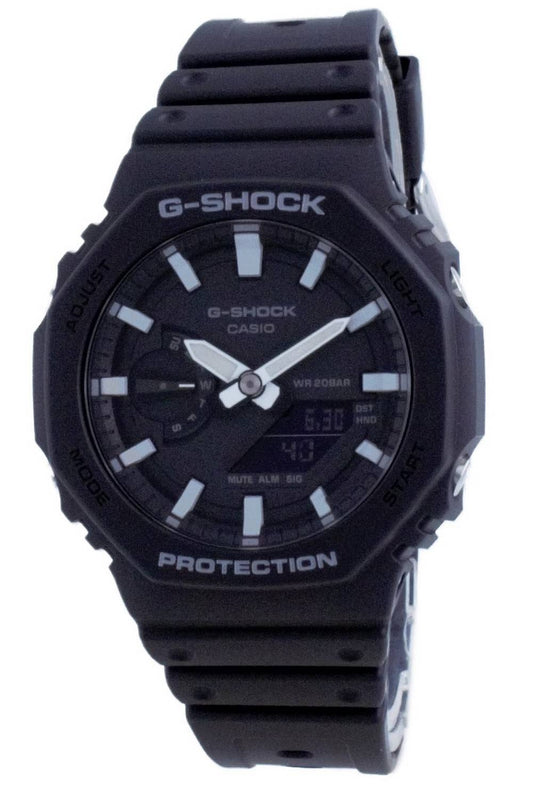 Casio G-Shock Carbon Core Guard Analog Digital Quartz Diver's GA-2100-1A GA2100-1 200M herrklocka