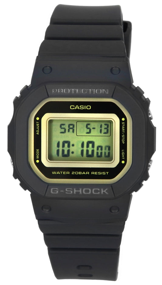 Casio G-Shock Digital Resin Armband Quartz GMD-S5600-1 GMDS5600-1 200M Damklocka
