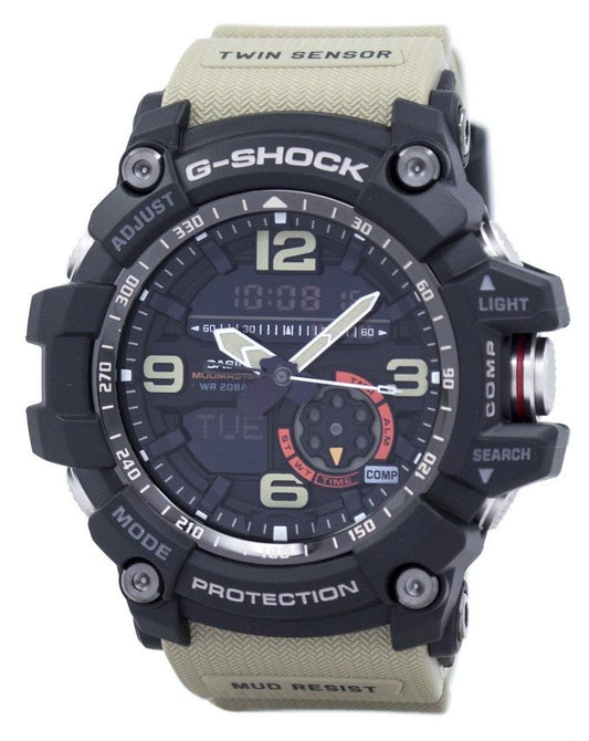 Casio G-Shock Mudmaster Analog Digital Twin Sensor GG-1000-1A5 GG1000-1A5 Herrklocka