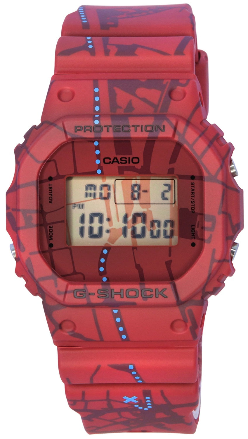 Casio G-Shock Shibuya Treasure Hunt Digital Quartz DW-5600SBY-4 200M herrklocka