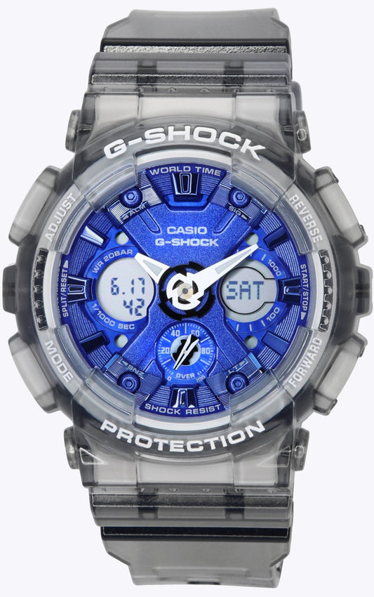 Casio G-Shock Translucent Grå Analog Digital Quartz GMA-S120TB-8A 200M Damklocka