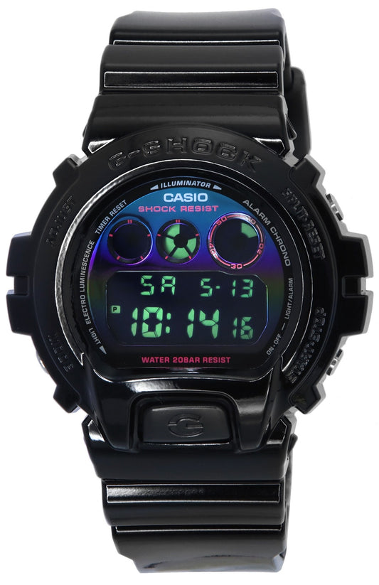 Casio G-Shock Virtual Rainbow Digital Quartz DW-6900RGB-1 DW6900RGB-1 200M herrklocka