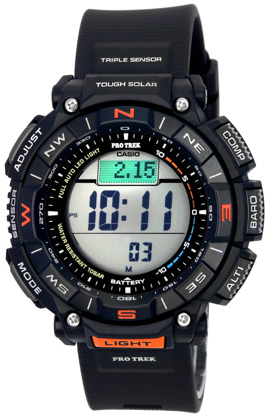 Casio Protrek Digital Solar Powered PRG-340-1 PRG340-1 100M herrklocka
