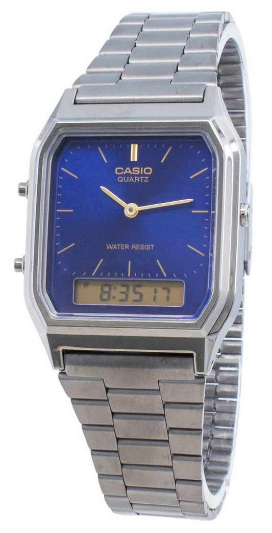 Casio Quartz AQ-230GG-2A Dual Time unisexklocka