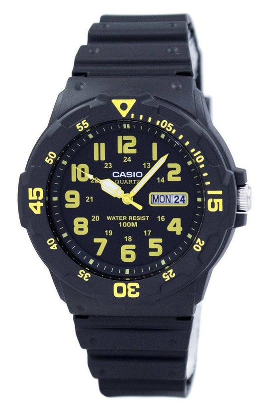 Casio Quartz Analog Black Urtavla MRW-200H-9BVDF MRW-200H-9BV Herrklocka