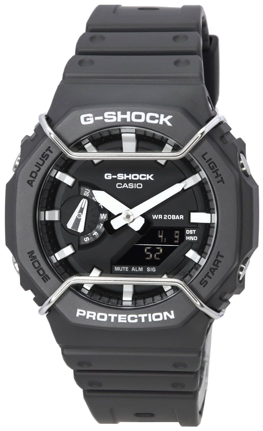 Casio Tone-i-Tone G-Shock Analog Digital Black Dial Quartz GA-2100PTS-8A GA2100PTS-8 200M herrklocka