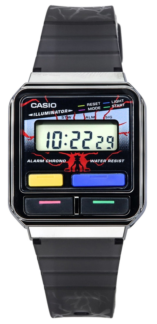 Casio Vintage Stranger Things Collaboration Digital Resin Armband Quartz A120WEST-1A unisexklocka