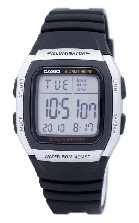 Casio Youth Digital Alarm Chrono Illuminator W-96H-1AVDF W96H-1AVDF Herrklocka