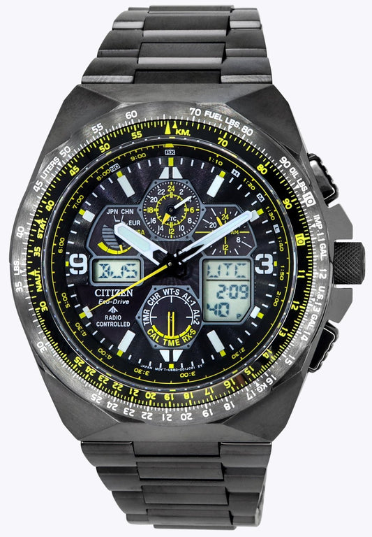 Citizen Promaster Skyhawk A-T Black Dial Chronograph Eco-Drive JY8127-59E 200M herrklocka