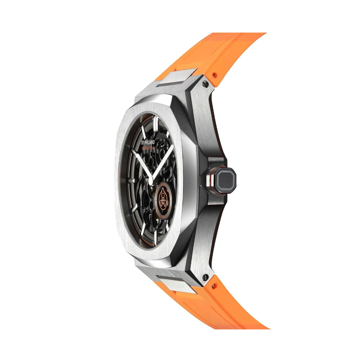 D1 MILANO SKELETON BRACELET Mod. SLICE ORANGE - Automatic