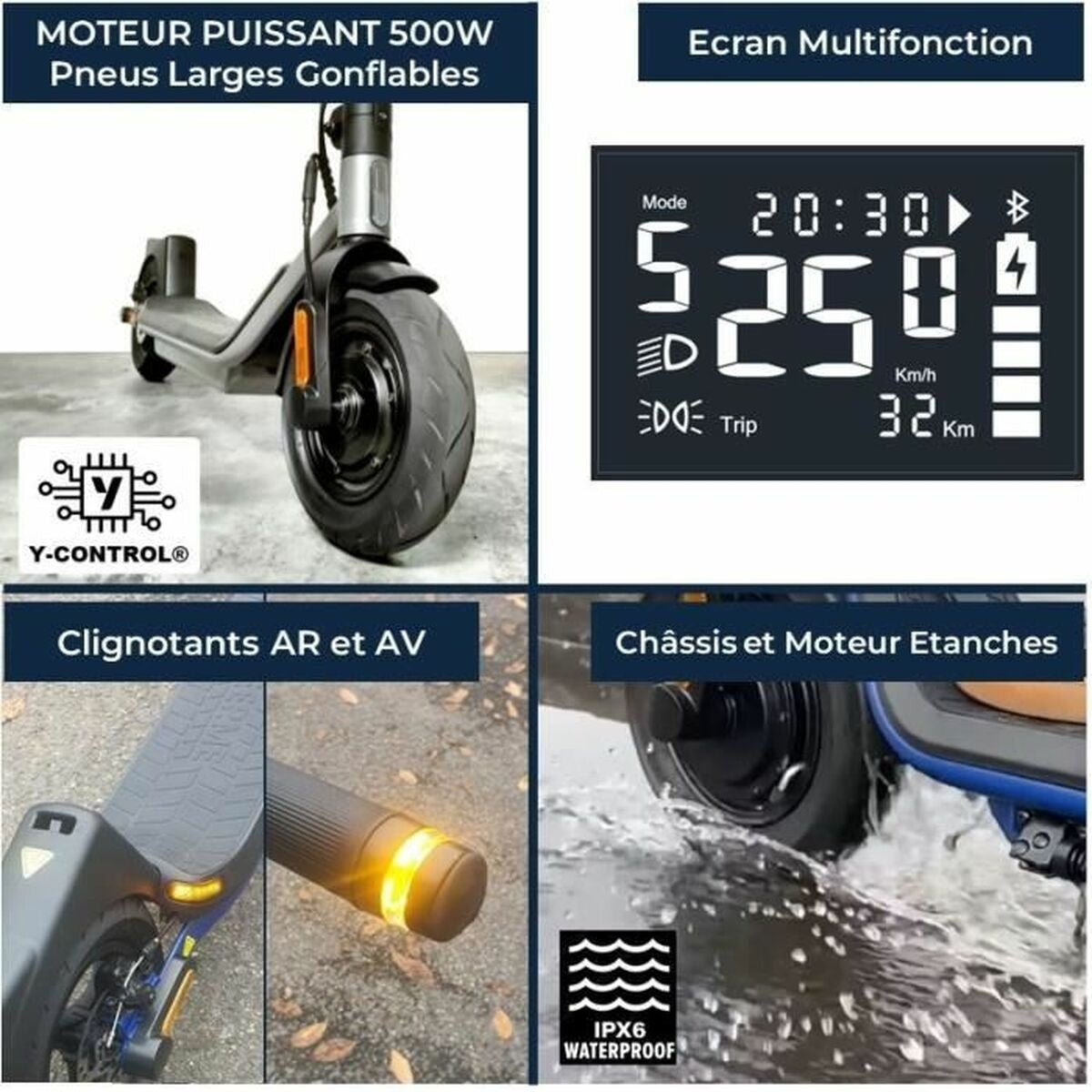 Elskoter Yeep.me 100A