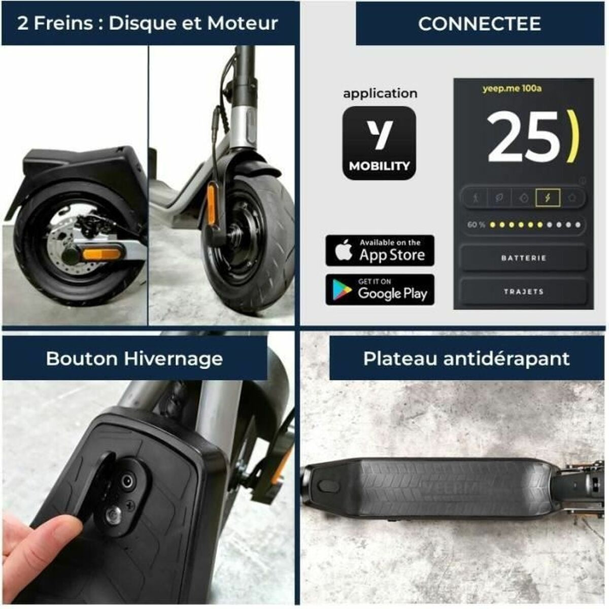 Elskoter Yeep.me 100A