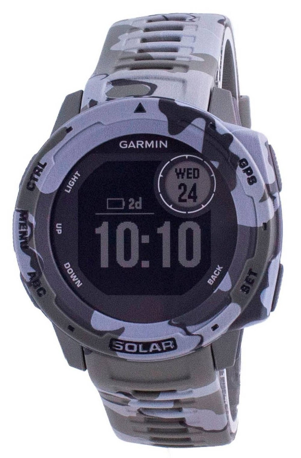 Garmin Instinct Solar Tactical Edition Lichen Camo Silikonband 010-02293-06 Multisportklocka