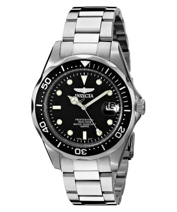 Invicta Pro Diver 200M Quartz Black Dial 8932 herrklocka