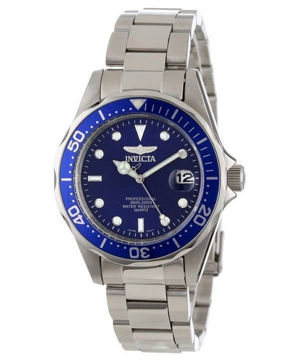 Invicta Pro Diver 200M Quartz Blue Dial 9204 herrklocka